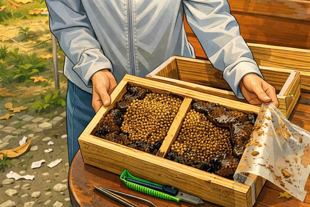 Kỹ thuật tách đàn ong dú