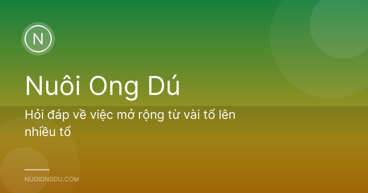 Hỏi đáp về việc mở rộng từ vài tổ lên nhiều tổ